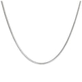 Sterlingsilber 2 mm Schlangenkette Halskette 45,5 cm