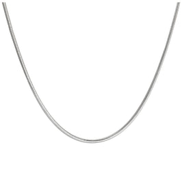Sterlingsilber 2 mm Schlangenkette Halskette 45,5 cm