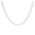 Sterlingsilber Licht 5 mm Rolo Kettenglied Halskette 45,5 cm