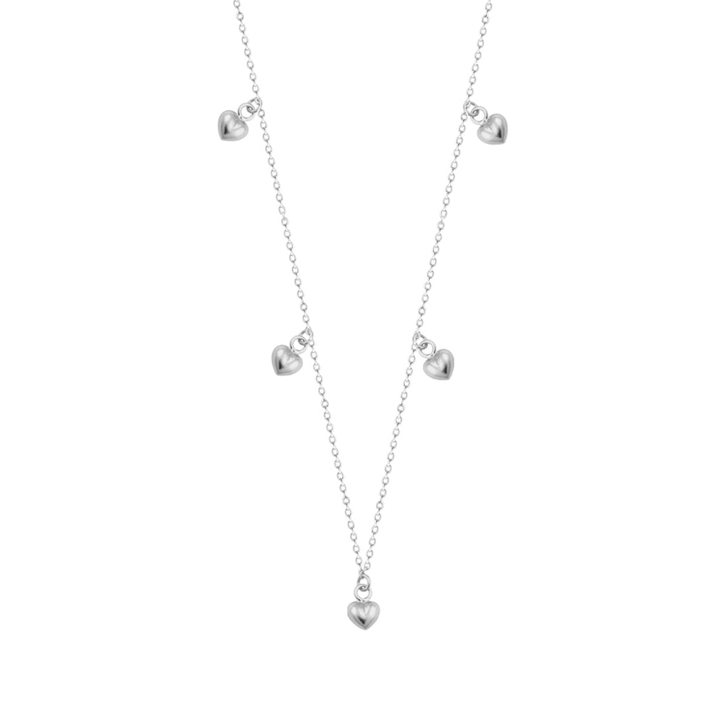 Sterlingsilber Mehr Herz 40,5 cm Verstellbar Halskette