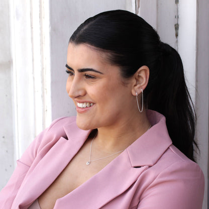 Kleine 3D-Halskette aus Sterlingsilber mit Löwenkopf 14–32 Zoll