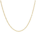 Vergoldet Sterlingsilber Spurrenkette 14 - 56 cm