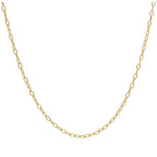Vergoldet Sterlingsilber Spurrenkette 14 - 56 cm