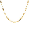 9 Karat Gold Halskette mit langen Gliedern – 45–50 cm