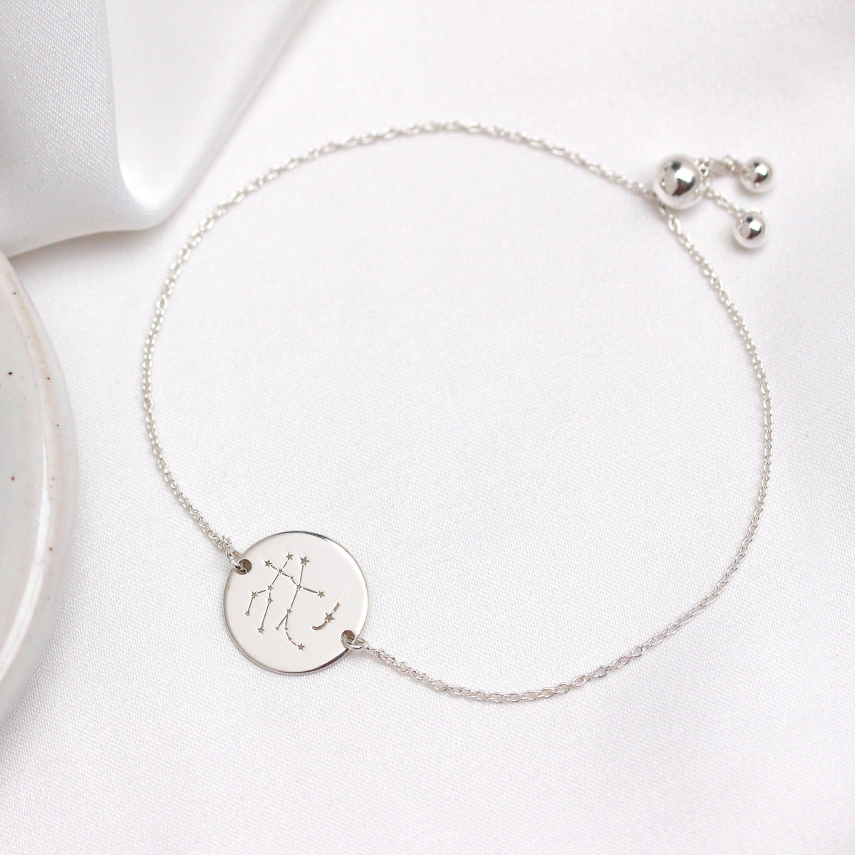 Personalisiertes Sterlingsilber Konstellation Initialen Armband