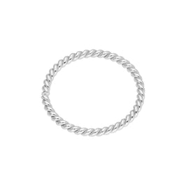 Sterlingsilber Gedreht Creolen 10 mm 24Ga Nasenring