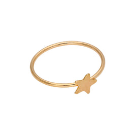 14 Karat Gold Stern Offen Creolen 9 mm 24Ga Nasenring