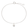 Sterlingsilber Weihnachten Stern Verstellbar Armband 18 cm