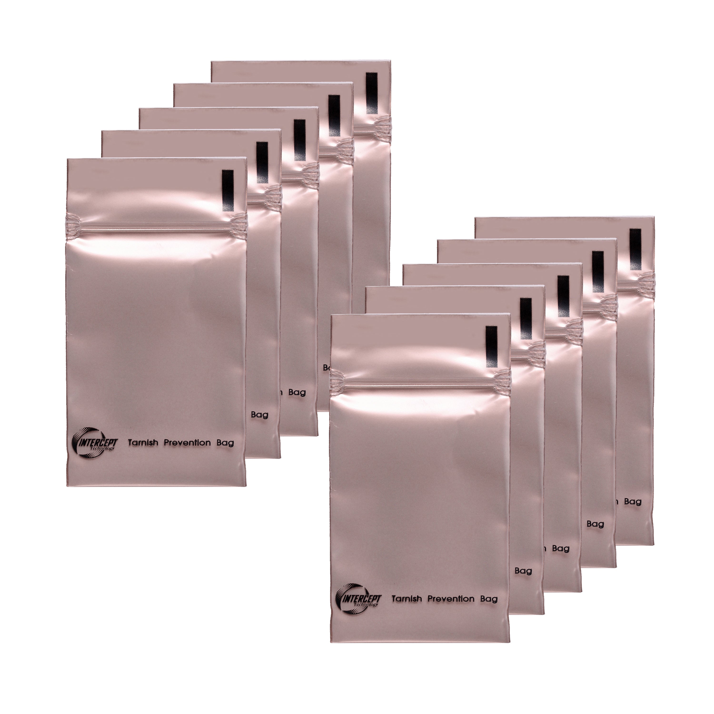 Oxidationsschutz 5 cm x 7,5 cm Klein Intercept' Reißverschluss Beutel (10er - Pack)