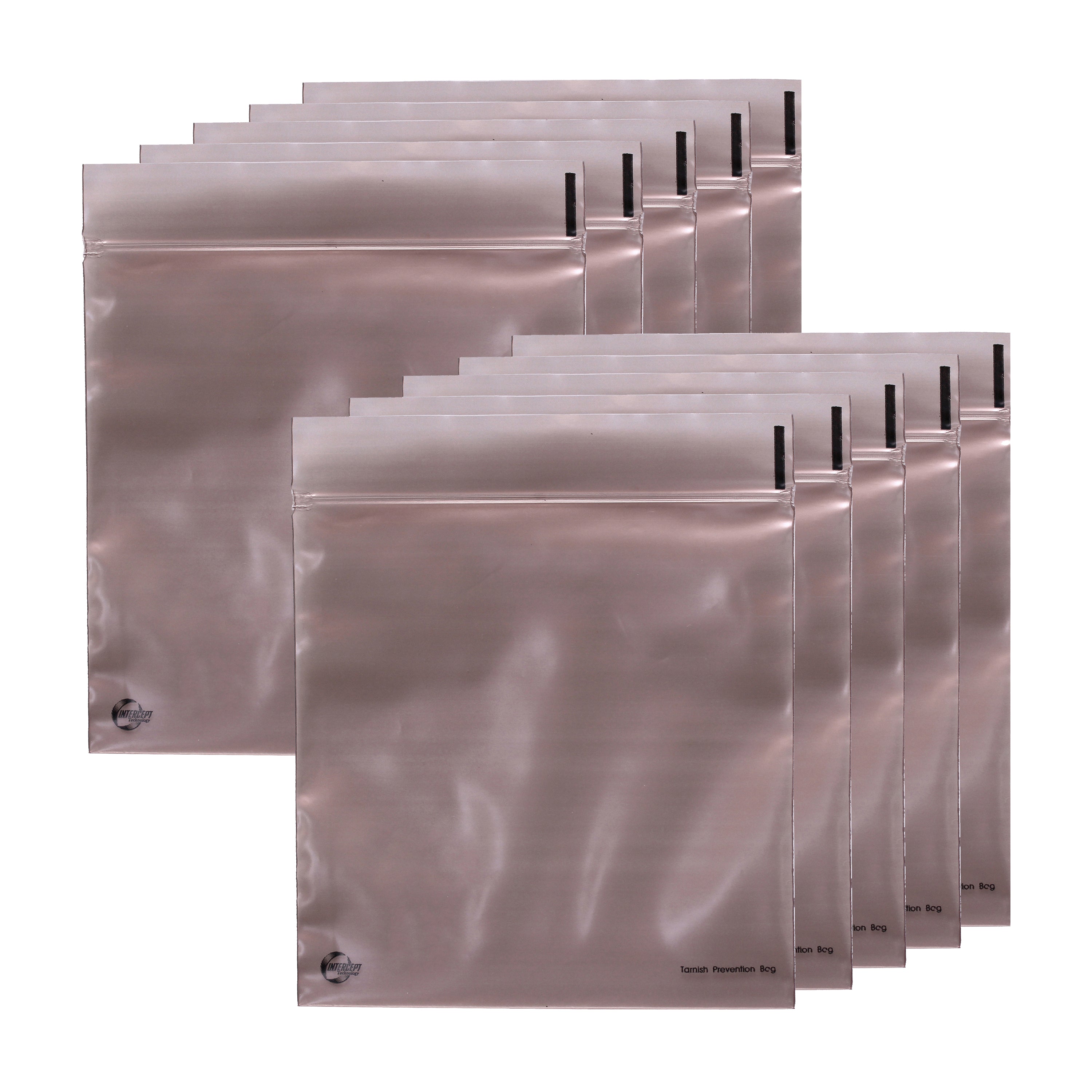 Oxidationsschutz 15 cm x 15 cm Groß Intercept' Reißverschluss Beutel (Packung mit 10 Stück)