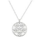 Sterlingsilber Juli Rittersporn Geburtsblume & 18 mm Gravierbar Namensschild Halskette 14 - 56 cm