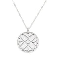 Sterlingsilber Oktober Ringelblume Geburtsblume & 18 mm Gravierbar Namensschild Halskette 35,5 - 56 cm