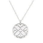 Sterlingsilber Oktober Ringelblume Geburtsblume & 18 mm Gravierbar Namensschild Halskette 35,5 - 56 cm