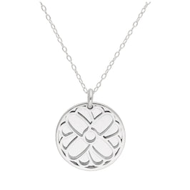 Sterlingsilber Oktober Ringelblume Geburtsblume & 18 mm Gravierbar Namensschild Halskette 14 - 56 cm