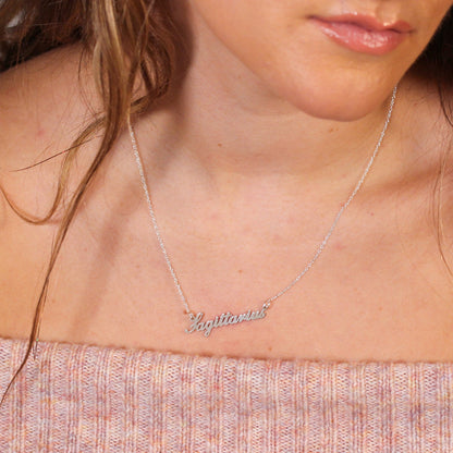 Sterlingsilber Schütze Sternzeichen 43cm Halskette