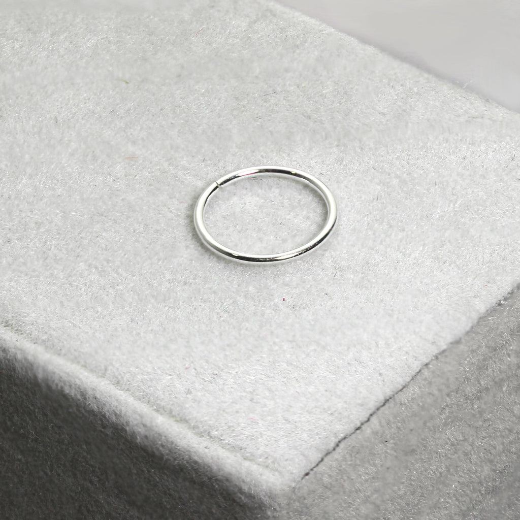Sterlingsilber 8 mm 24Ga Nasenring 3er Pack