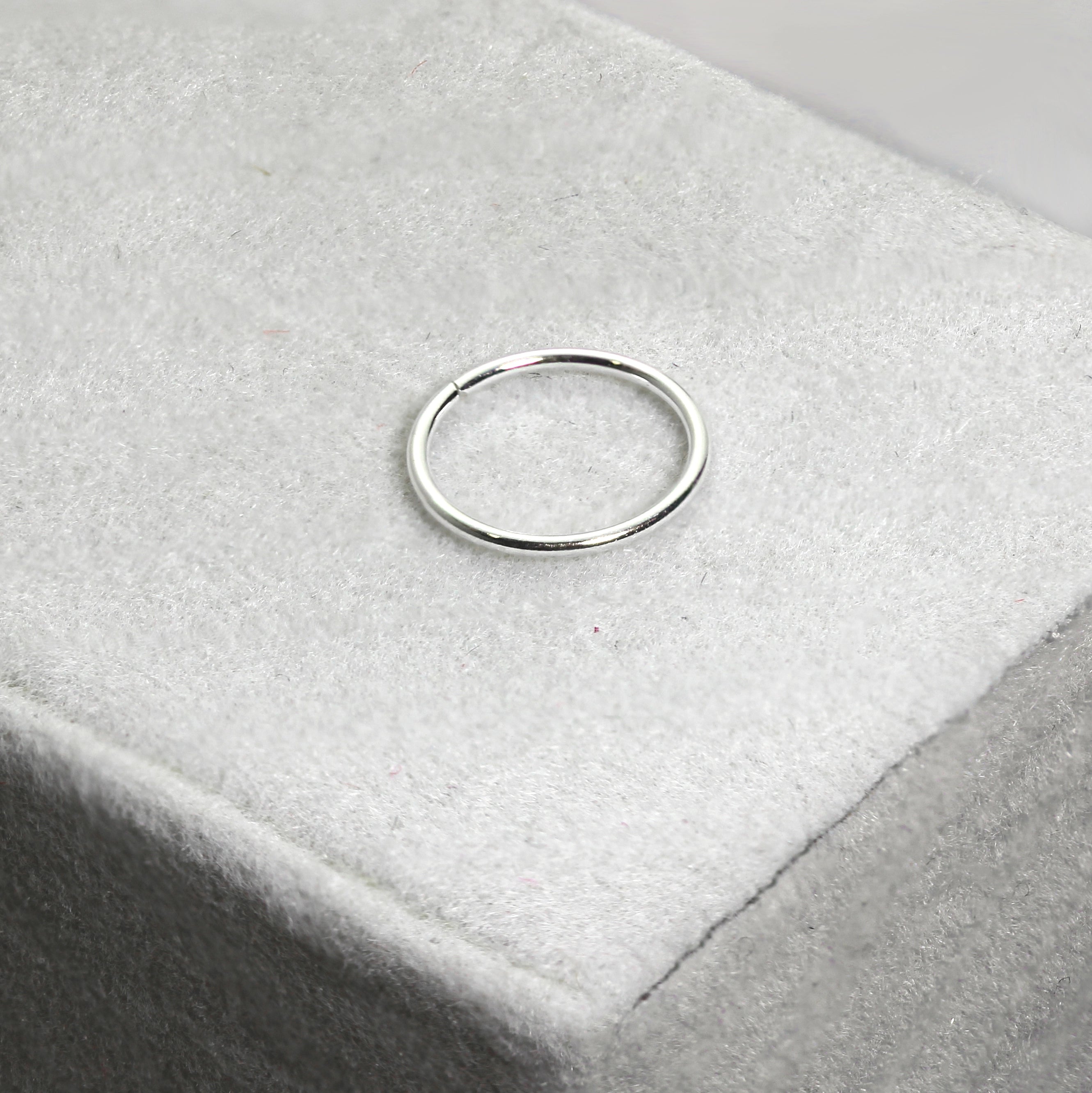Sterlingsilber 8 mm 24Ga Nasenring 3er Pack