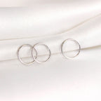 Sterlingsilber 8 mm 24Ga Nasenring 3er Pack