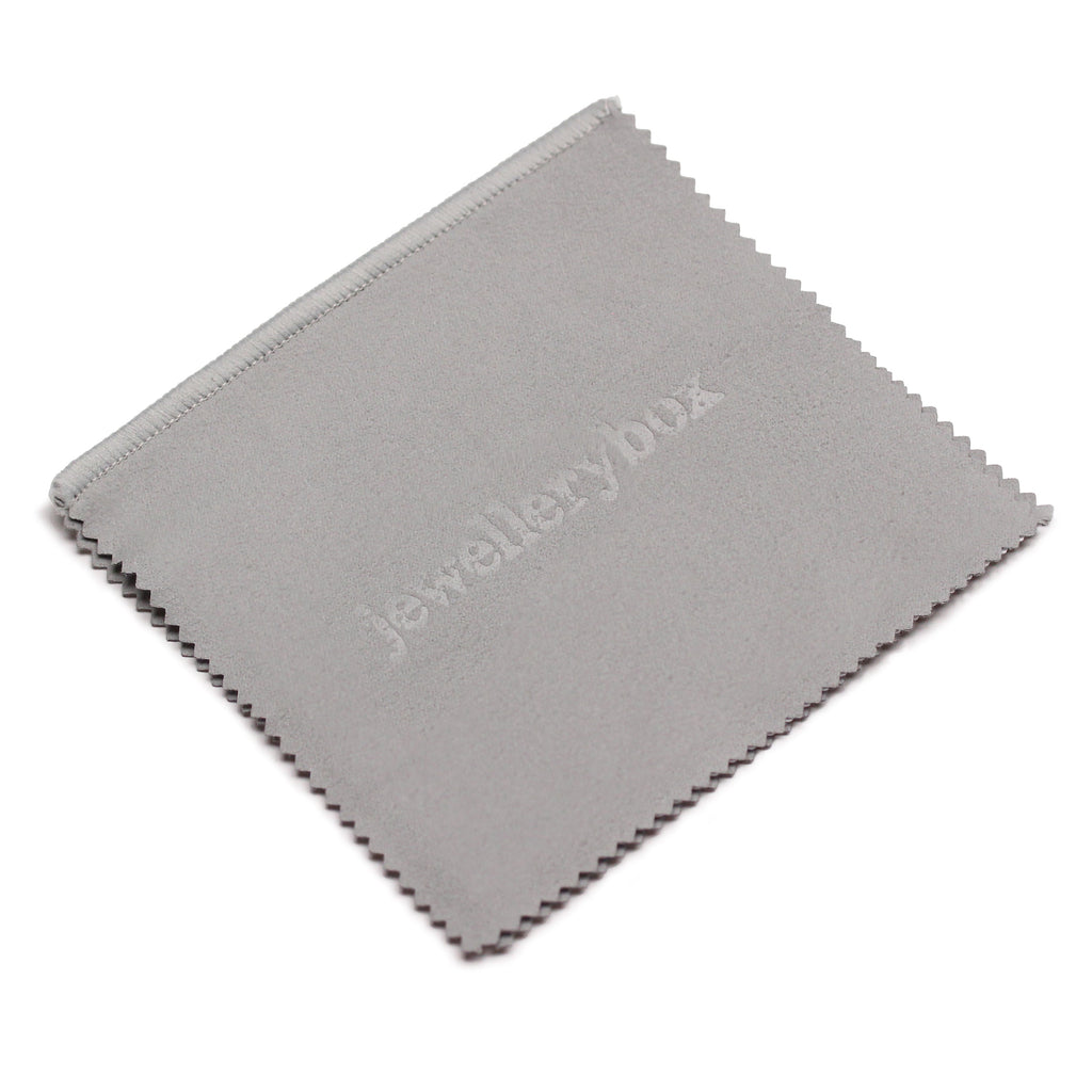 Doppelseitiges Schmuck-Poliertuch, 11,5 x 11,5 cm