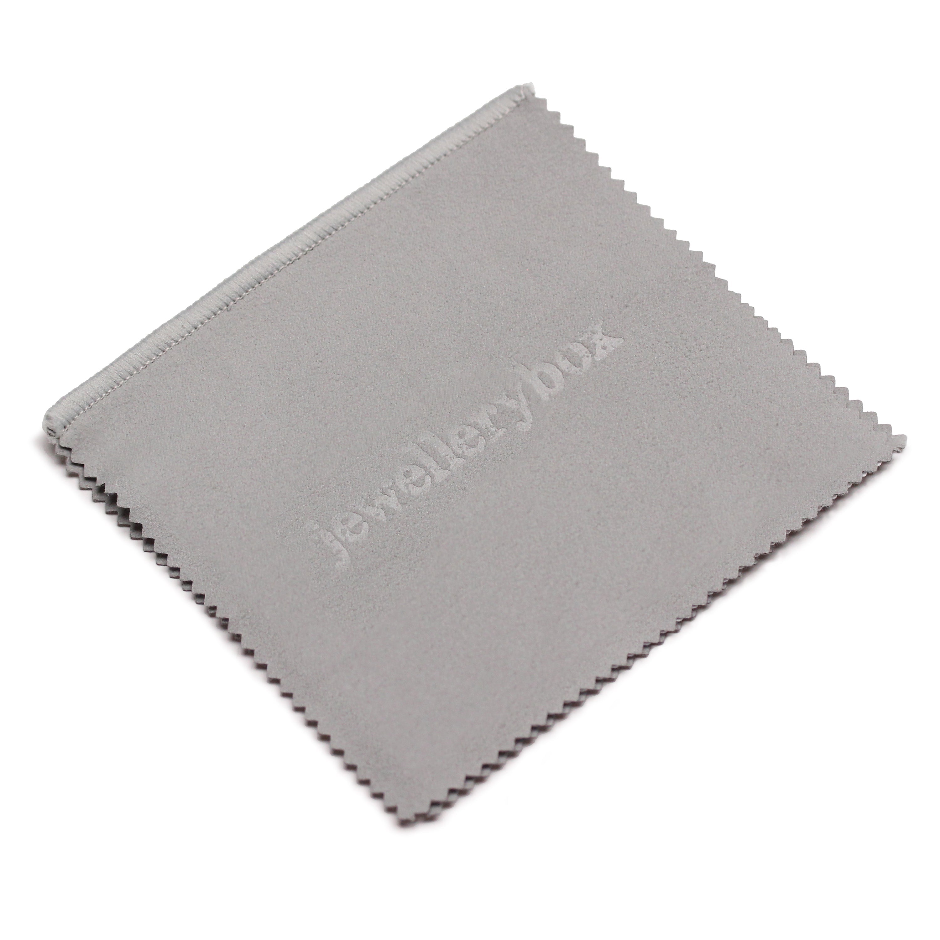 Doppelseitiges Schmuck-Poliertuch, 11,5 x 11,5 cm