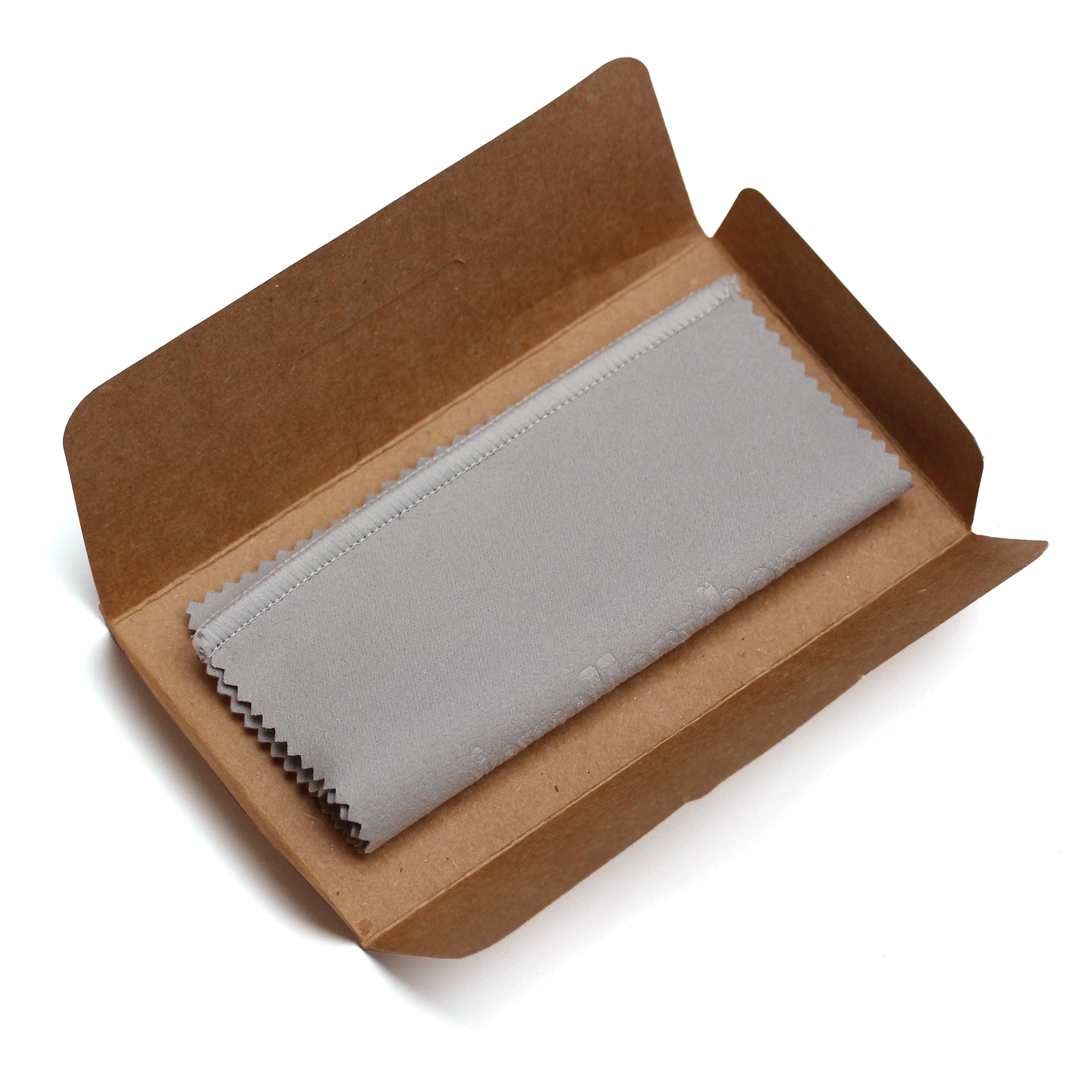 Doppelseitiges Schmuck-Poliertuch, 11,5 x 11,5 cm