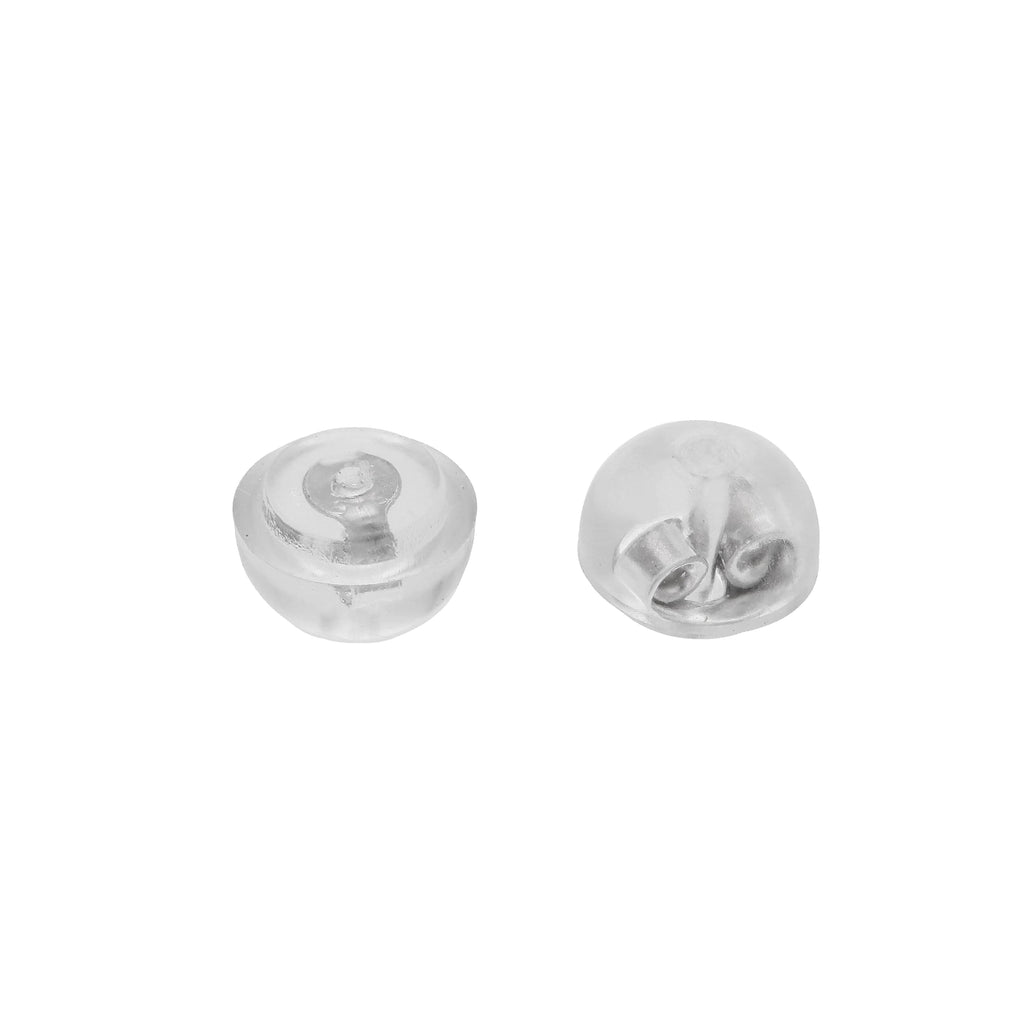Sterlingsilber Silikon Ohrring Backs Paar