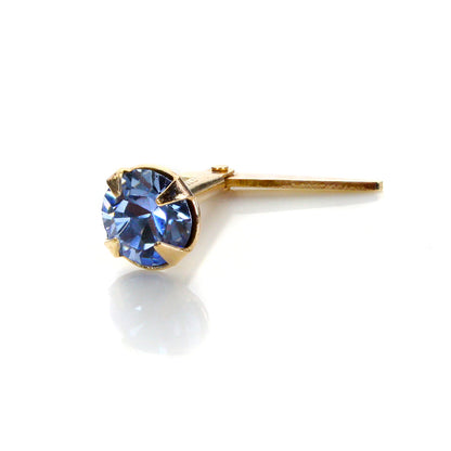 Andralok 9ct Gelbgold Kristall 3,5 mm Nasenstecker