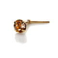 Andralok Nasenstecker aus 9 Karat Gelbgold mit Kristall (3,5 mm)
