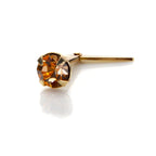 Andralok Nasenstecker aus 9 Karat Gelbgold mit Kristall (3,5 mm)