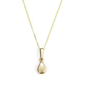 9 Karat Gold Opal Edelstein Oktober Geburtsstein Anhänger