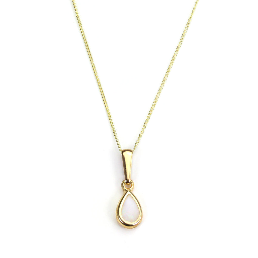 9 Karat Gold Perle Juni Geburtsstein Anhänger