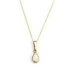 9 Karat Gold Perle Juni Geburtsstein Anhänger