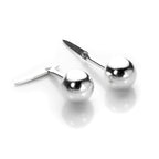 Sterlingsilber Andralok Kugel-Ohrstecker 3 mm - 6 mm