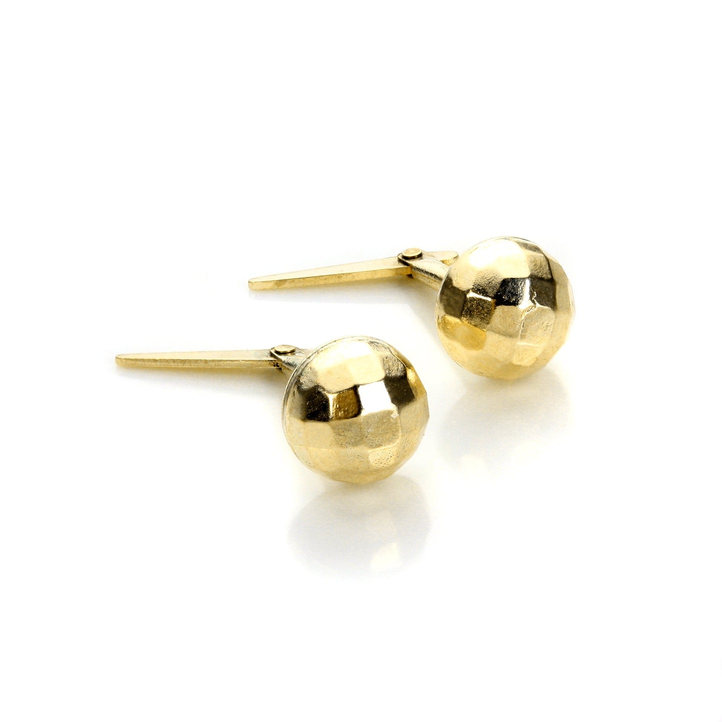 Andralok 9 Karat Gelbgold Klein Facettiert Ohrstecker