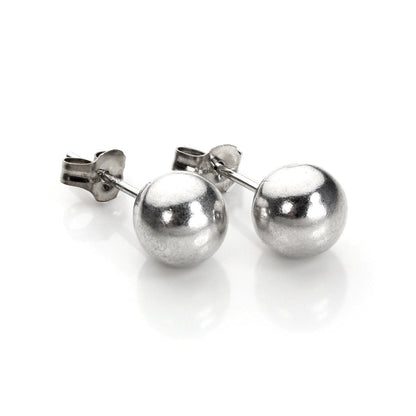 9ct Weißgold 3mm - 7mm Ohrstecker