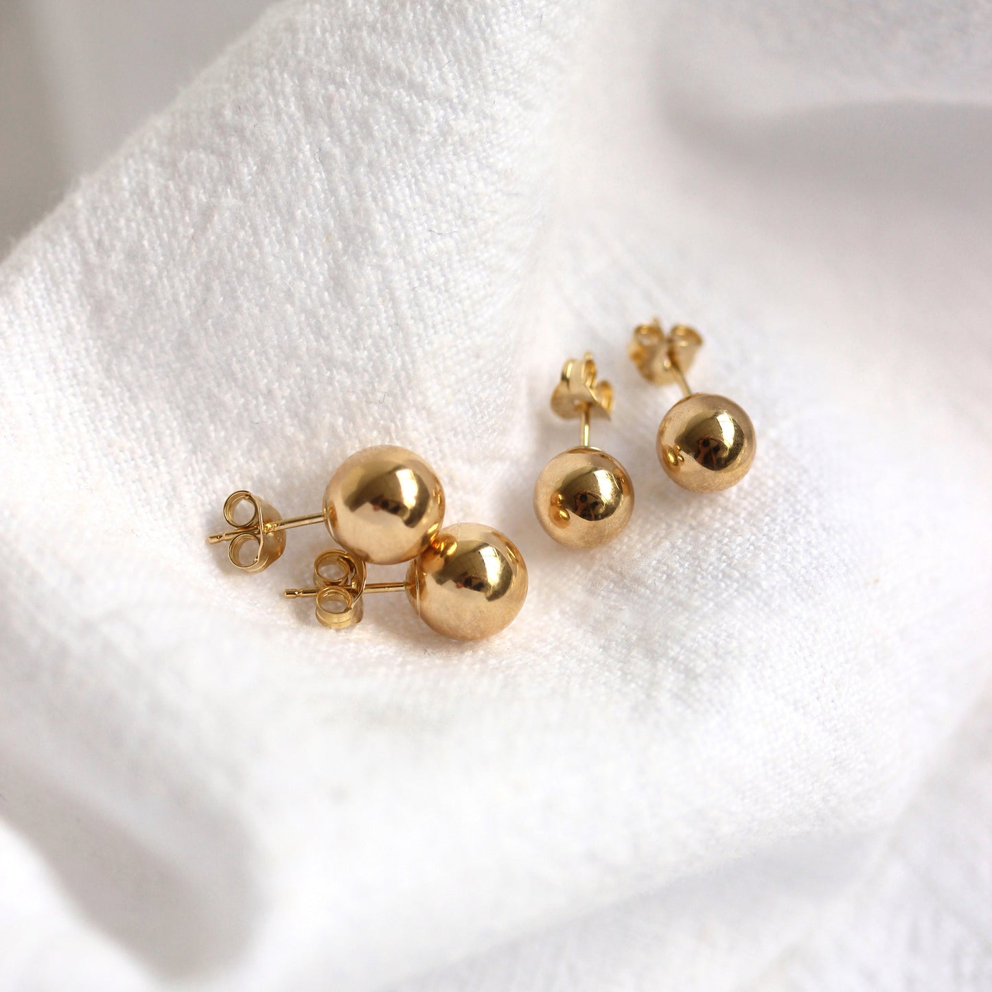 9ct Gold 7mm - 8mm Ohrstecker