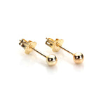 9 Karat Gelbgold 2,5 mm Ohrstecker