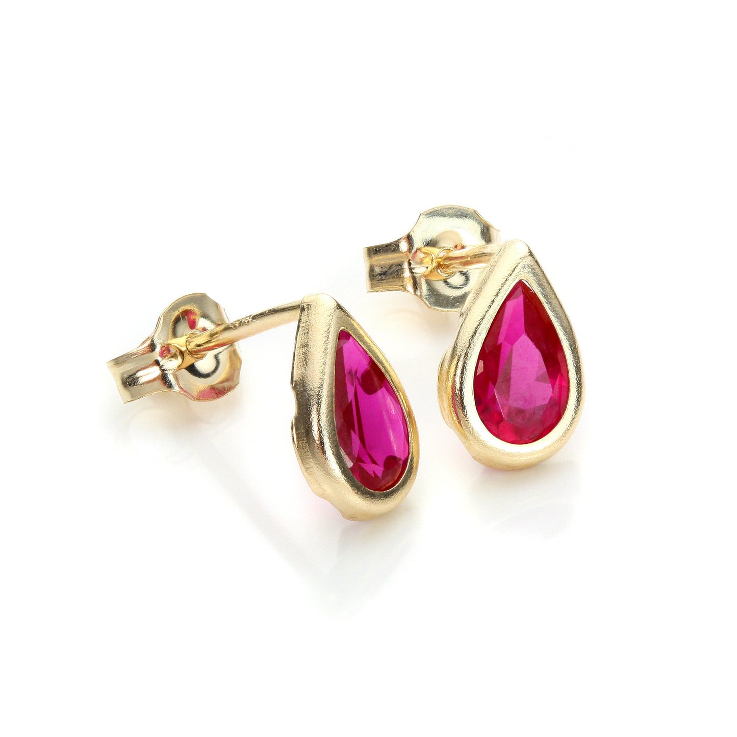 9ct Gelbgold Geburtsstein-Ohrstecker