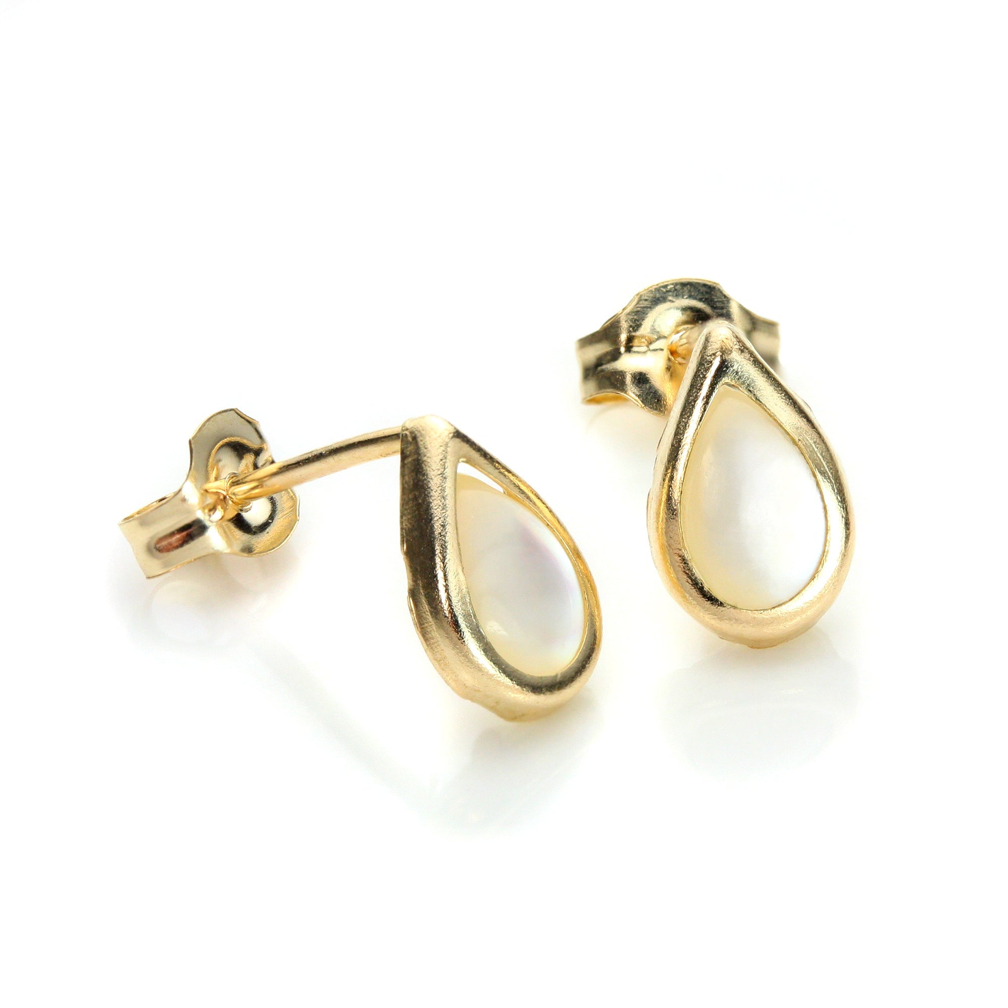 9 Karat Gelbgold Geburtsstein-Ohrstecker