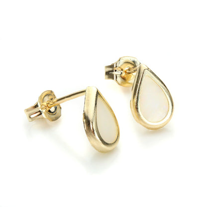 9ct Gelbgold Geburtsstein-Ohrstecker