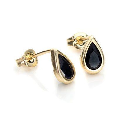 9ct Gelbgold Geburtsstein-Ohrstecker