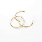 9 Karat Gelbgold Diamantschliff-Creolen