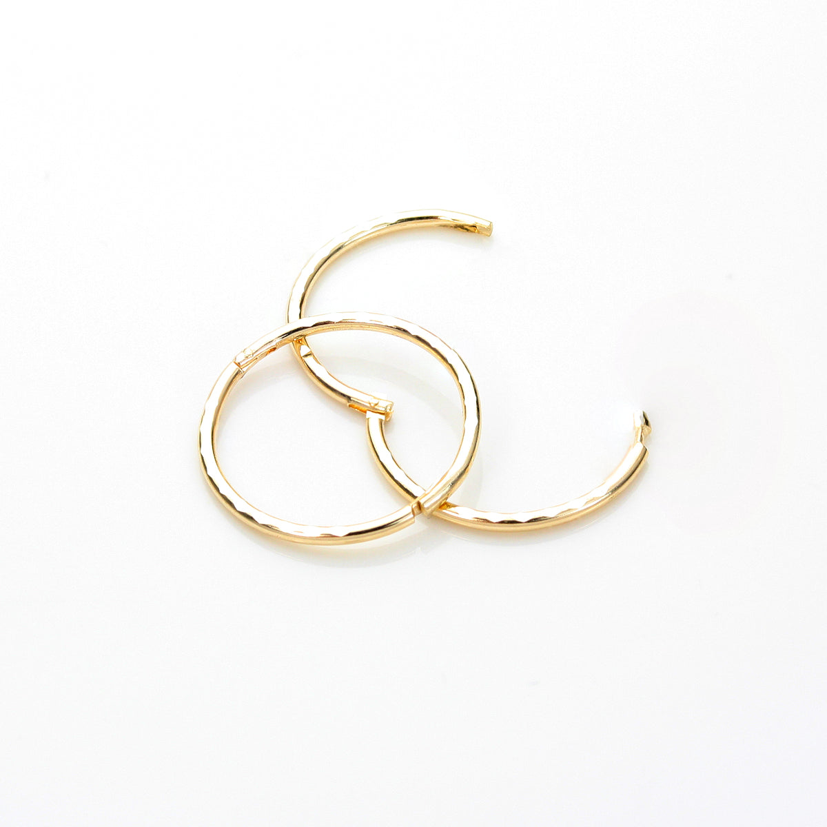 9 Karat Gelbgold Diamantschliff-Creolen