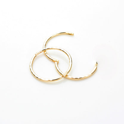 9 Karat Gelbgold Diamantschliff-Creolen