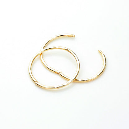 9 Karat Gelbgold Diamantschliff-Creolen