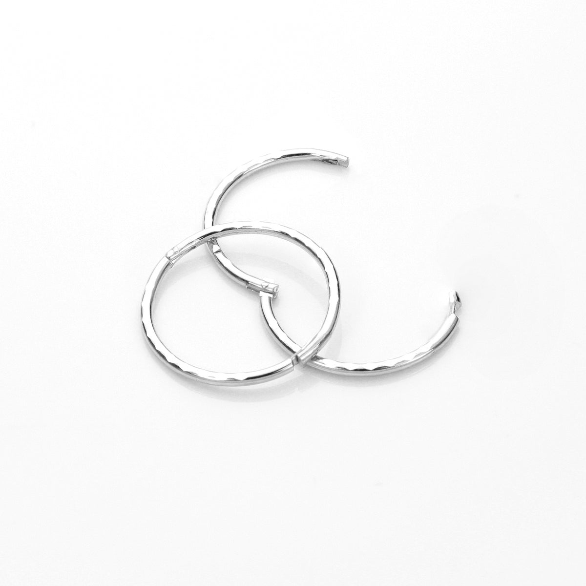 Sterlingsilber Hoop-Ohrringe