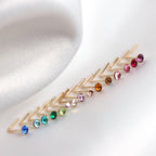 9 Karat Gelbgold Kristall 2 mm Nasenstecker