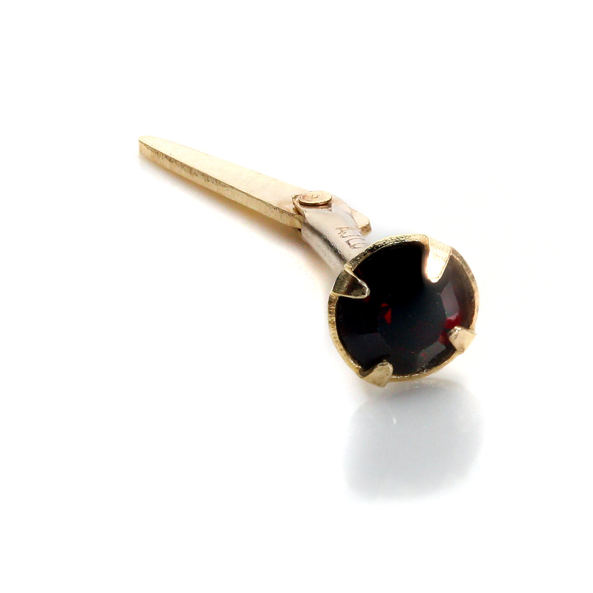 Andralok 9 Karat Gelbgold CZ 3 mm Nasenstecker
