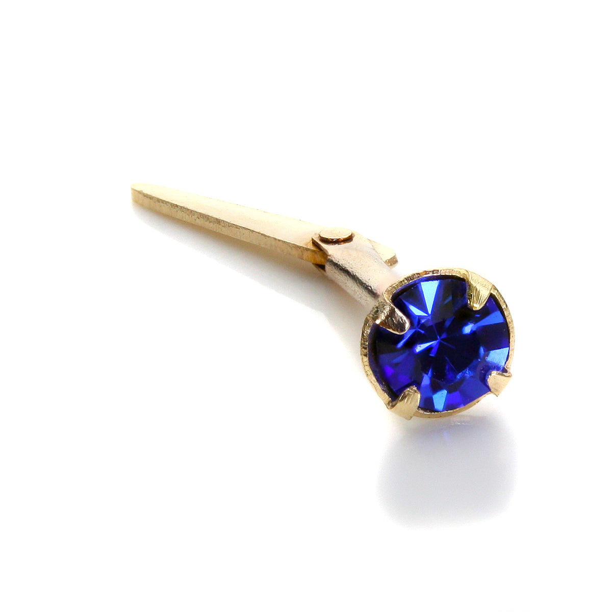 Andralok 9 Karat Gelbgold CZ 3 mm Nasenstecker