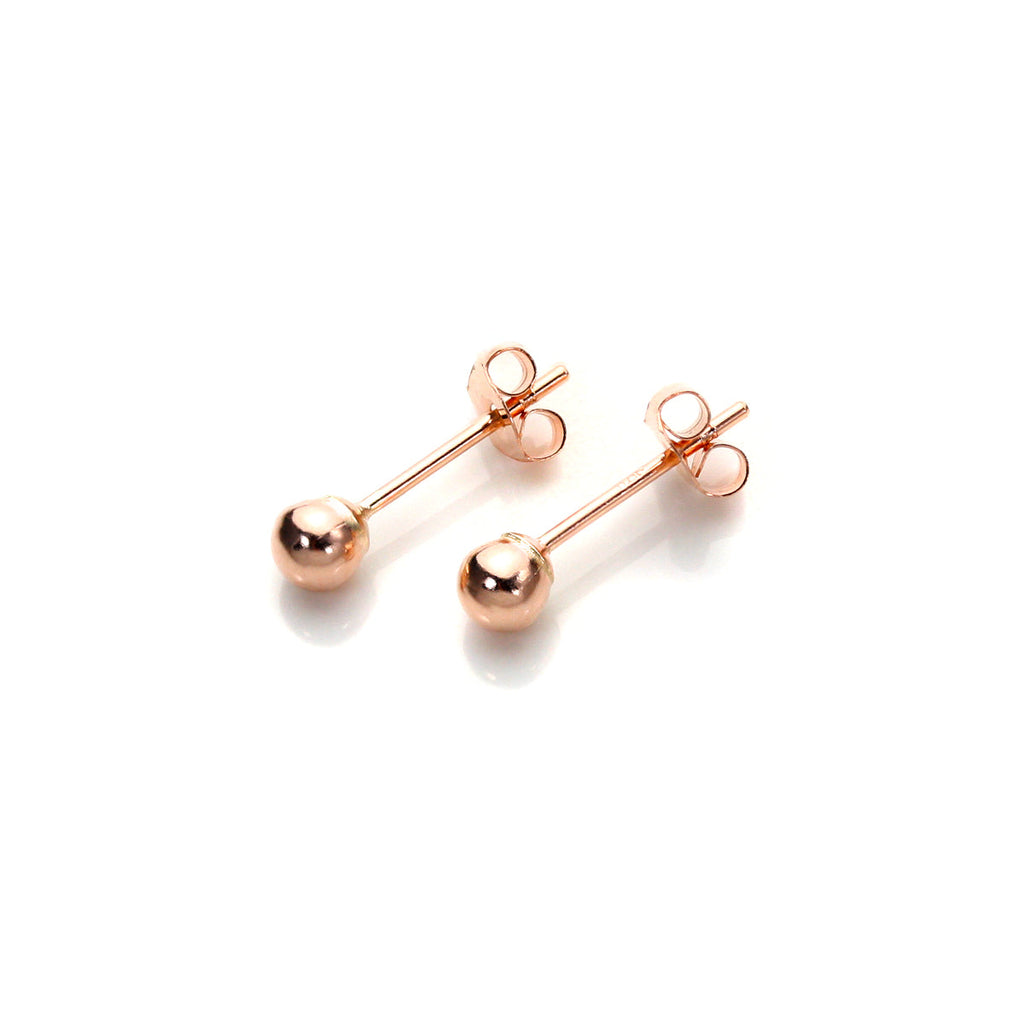 9 Karat Roségold Ohrstecker